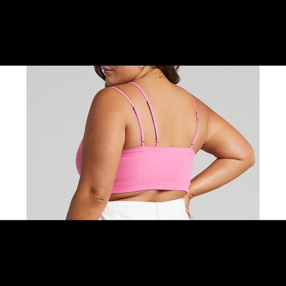 Patchico split bust crop top - Picture 3 of 5